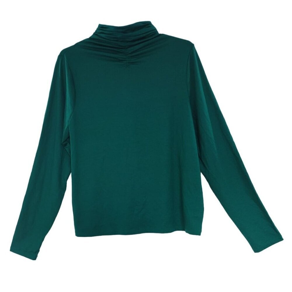 A New Day, High-neck blouse, long sleeves, for women, Size XL, green color. NWT.